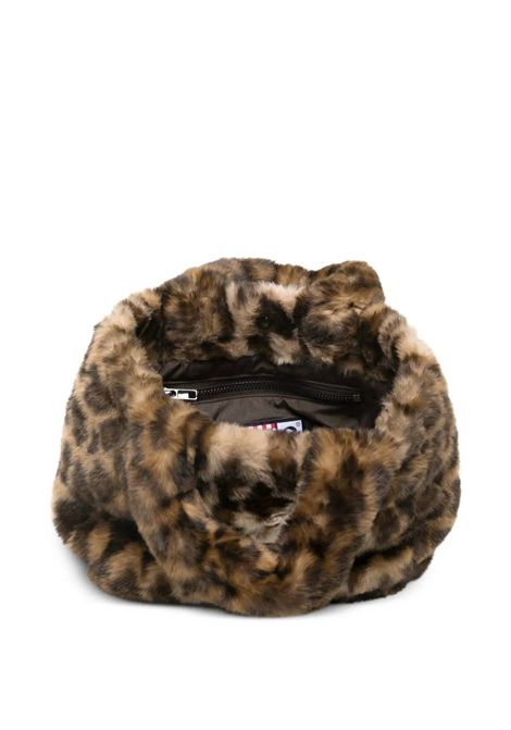 Borsa Mini in pelliccia SAINT BARTH | VAMI021 VANITY MINI SOFT FUR00291I LEOPARD 1910 EMB
